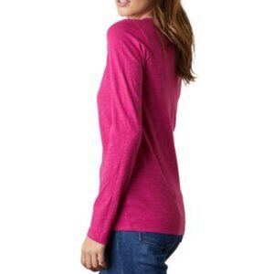 Velvet Originals Blaire V Neck Long Sleeve Shirt